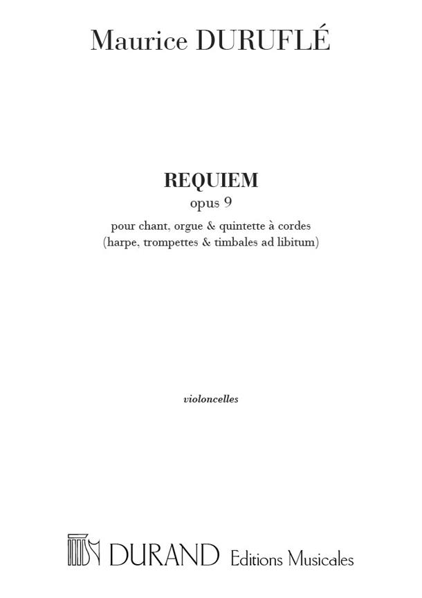 Requiem Opus 9 - Violoncello